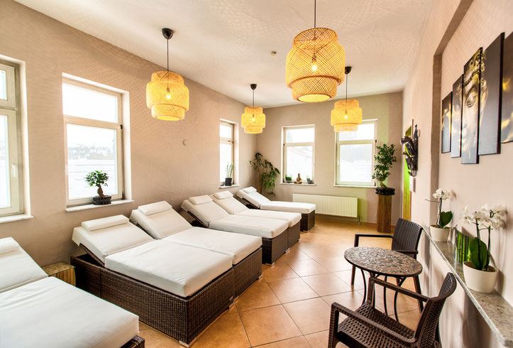 Erholung: Sauna und Massage