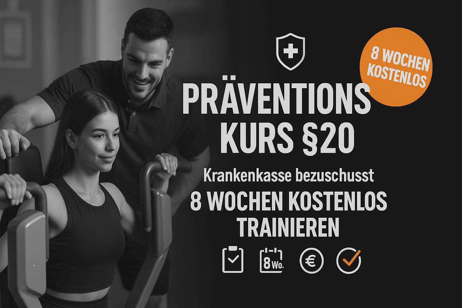 Präventionskurs §20 – Krankenkasse bezuschusst: 8 Wochen kostenlos trainieren